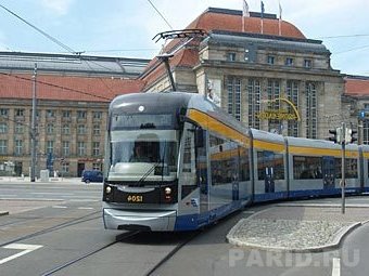 Лейпцигский трамвай. Фото с сайта bombardier.com