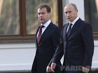 Владимир Путин и Дмитрий Медведев в "Горках". Фото РИА Новости, Дмитрий Астахов