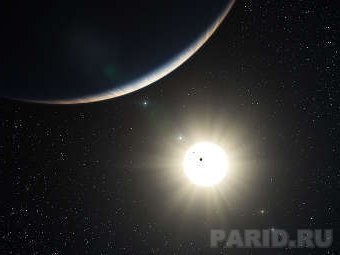 Планетная система звезды HD 10180 глазами художника. Изображение ESO/L. Calcada