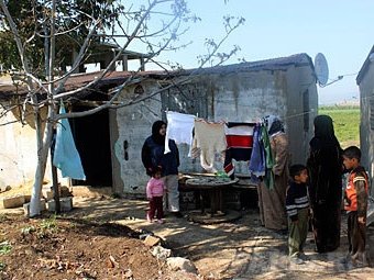 Лагерь сирийских беженцев в Ливане. Фото Reuters